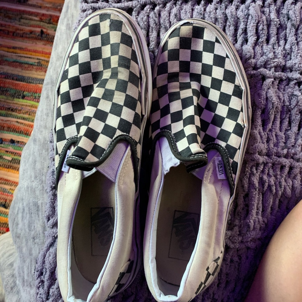 Used checkered vans